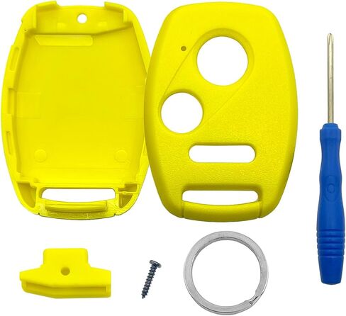 Key Fob Case Replacement for Honda Civic LX Accord Crosstour Coupe CR-V CR-Z Pilot Fit Insight Ridgeline Odyssey 2005-2017 Keyless Entry Car Key Fob Shell - Cutting NOT Required (Pink) in Saudi Arabia