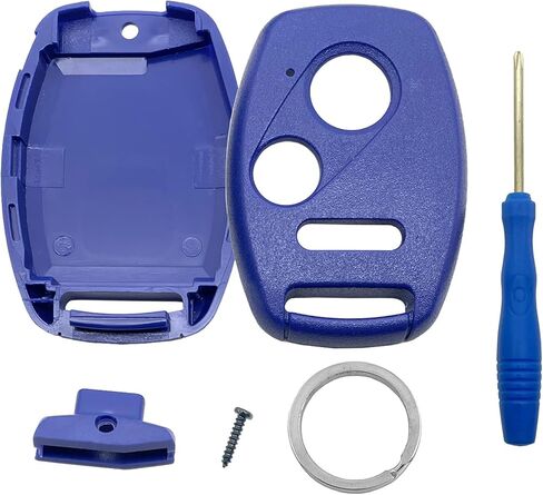 Key Fob Case Replacement for Honda Civic LX Accord Crosstour Coupe CR-V CR-Z Pilot Fit Insight Ridgeline Odyssey 2005-2017 Keyless Entry Car Key Fob Shell - Cutting NOT Required (Pink) in Saudi Arabia