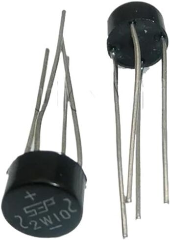 10 قطعة 2W10 2A1000V جسر مقوم كومة 2A جسر مستدير SEP قابل للاستبدال 2W06 2W08 in Kuwait