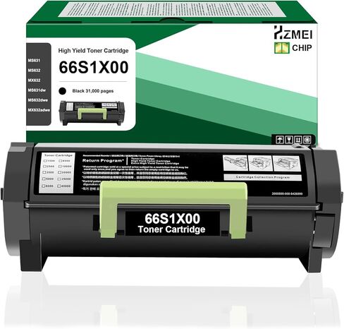 Extra High Yield 66S1X00 Toner Cartridge Replacement for Lexmark MS631dw MS632dwe MX632adwe Printers,66S1X00 Black Toner Cartridge in Kuwait