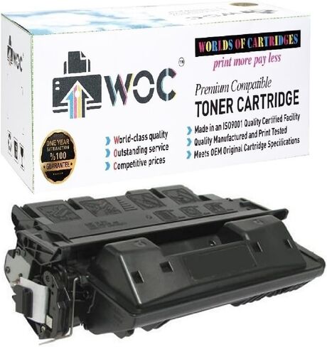 استبدال خرطوشة الحبر المعاد تصنيعها من WOC لـ HP C8061A (61A) / C8061X (61X) (أسود جامبو: إنتاجية أعلى بنسبة 67%) للاستخدام في LaserJet 4100 / 4100 MFP / 4101 MFP in Saudi Arabia