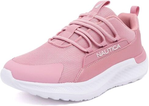 Nautica Kids Athletic Slip-On Sneaker, Lightweight Bungee Running Shoe for Boys and Girls, Toddler Little Kid Big Kid in Kuwait