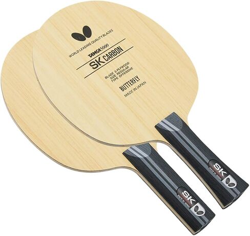 Butterfly SK Carbon Table Tennis Blade - TAMCA 5000 Carbon Fiber Blade - Professional Butterfly Table Tennis Blade - Available in FL and ST Shakehand Handle Styles - Made in Japan in Kuwait