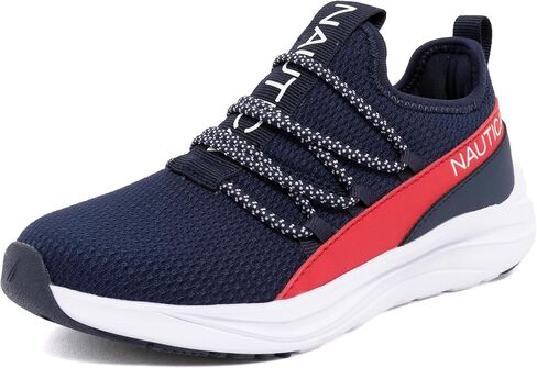 Nautica Kids Boys and Girls Athletic Slip-On Sneakers, Lightweight Bungee Running Shoes for Toddler, Little Kid, and Big Kid in Kuwait