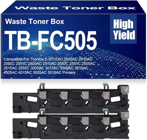 Compatible TB-FC505 Waste Toner Cartridge Box Container for Toshiba E-Studio 2000AC 2010AC 2050C 2051C 2500AC 2510AC 2550C 2551C 2505AC 2515AC 2555C 3005AC 3015AC 3505AC,TB FC505-1PC in Saudi Arabia