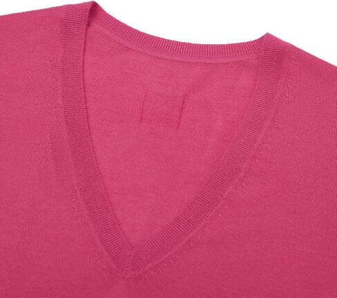 KVSS Women's Cashmere Silk Blend Sweater, 70% Cashmere 30% Silk Luxury V Neck Short Sleeve Pullover Top for Daily Office Wear in Saudi Arabia