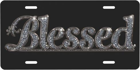 License Plate Black Peace Sign Front License Plate with 4 Holes Rust-Free Fade Resistant Aluminum Metal Decorative Car Plates Novelty Decor Vanity Tag for Trucks,SUVs,6×12 Inch,B-14 in Saudi Arabia