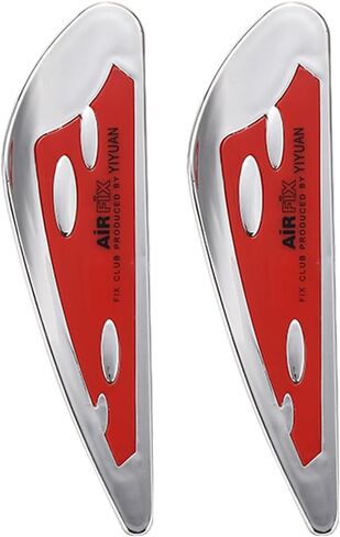 JSCARLIFE 1Pair Car Windscreen Wiper Stand Windshield Wiper Wing Blade Spoiler (Red/2) in Kuwait