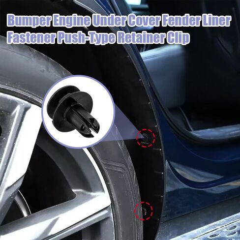 20 قطعة من مشبك التثبيت من نوع الدفع من Fender Liner، بديل لسيارة Hyundai Kia 86595-2T500 Accent، Azera، Elantra، Equus، Genesis، Ioniq، Kona، Santa Fe، Sonata، Tucson، Veloster، Optima، Sedona in Saudi Arabia