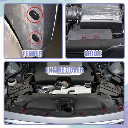 20 قطعة من مشبك التثبيت من نوع الدفع من Fender Liner، بديل لسيارة Hyundai Kia 86595-2T500 Accent، Azera، Elantra، Equus، Genesis، Ioniq، Kona، Santa Fe، Sonata، Tucson، Veloster، Optima، Sedona in Saudi Arabia