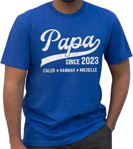 Personalized Dad Shirt, Pops Shirt, Gifts for Grandpa, Grandpa Gifts from Grandchildren, Gifts for Papa, Papa Gifts for Papa in Saudi Arabia