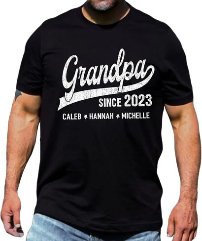 Personalized Dad Shirt, Pops Shirt, Gifts for Grandpa, Grandpa Gifts from Grandchildren, Gifts for Papa, Papa Gifts for Papa in Saudi Arabia