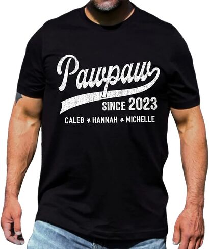Personalized Dad Shirt, Pops Shirt, Gifts for Grandpa, Grandpa Gifts from Grandchildren, Gifts for Papa, Papa Gifts for Papa in Saudi Arabia