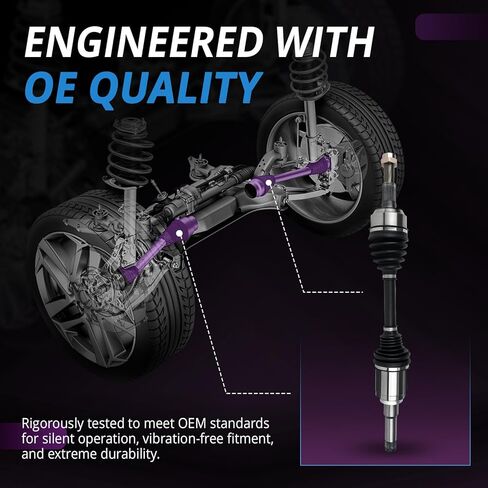 2.4L Front Left or Right CV Axle & Front Wheel Hub Bearing for 2010-2017 Chevy Equinox GMC Terrain 2011 2012 2013 2014 2015 2016 Shaft Replacement 60-1557 60-1558 66-1516 66-1517 513288 in Kuwait