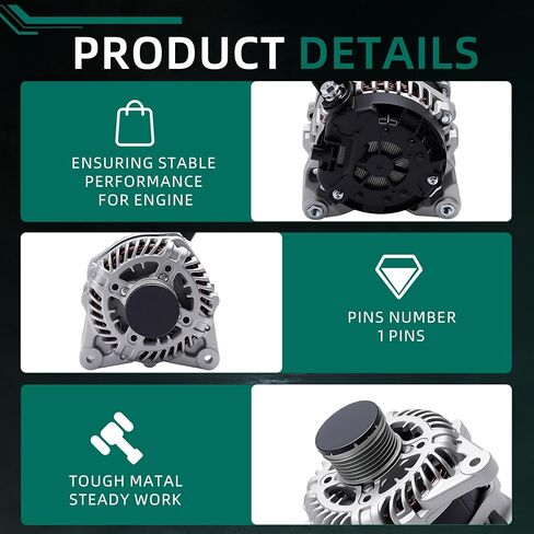 23100-6CA0A New Alternator Fit for Nissan Altima 2.5L 2019 2020 2021 2022 A005TE0381ZX in Saudi Arabia