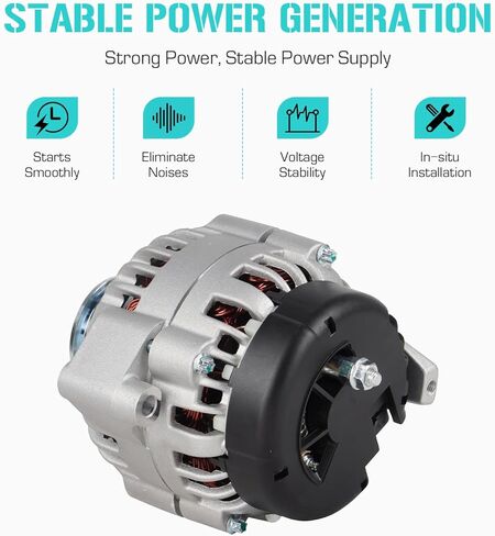 New Alternator Fits for 96-00 for Chevrolet & GMC C1500 C2500 C3500 K1500 K2500 K3500, for Tahoe Express 1500 Express 2500 Express 3500 for Blazer Astro, for GMC Yukon Savana 4.3L 5.0L 5.7L 6.5L 7.4L in Saudi Arabia