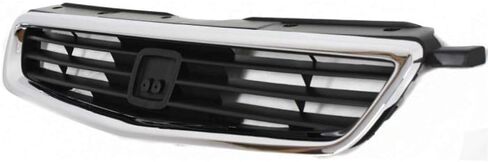 For Honda Civic Grille Assembly 1996 1997 1998 | Chrome Shell w/Painted Black Insert | Sedan | Plastic | HO1200124 | 71121S04000 in Saudi Arabia