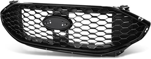 Front Upper Grille Compatible with Ford Edge ST/ST-Line 2019-2022 PT4B-8200, KT4Z-8200, KT4B-8A133 Glossy Black in Saudi Arabia