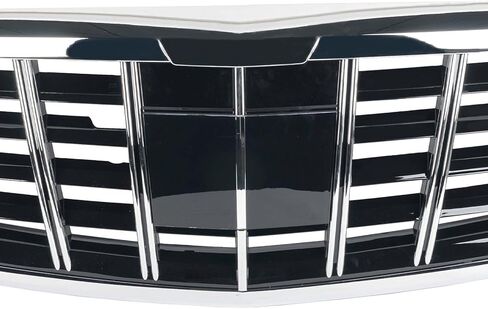 شبكة المصد الأمامي باللون الأسود من الكروم مناسبة لمرسيدس بنز S-Class W222 S350 S400 S500 2013-2020 in Saudi Arabia