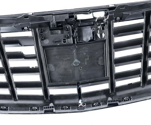 شبكة المصد الأمامي باللون الأسود من الكروم مناسبة لمرسيدس بنز S-Class W222 S350 S400 S500 2013-2020 in Saudi Arabia