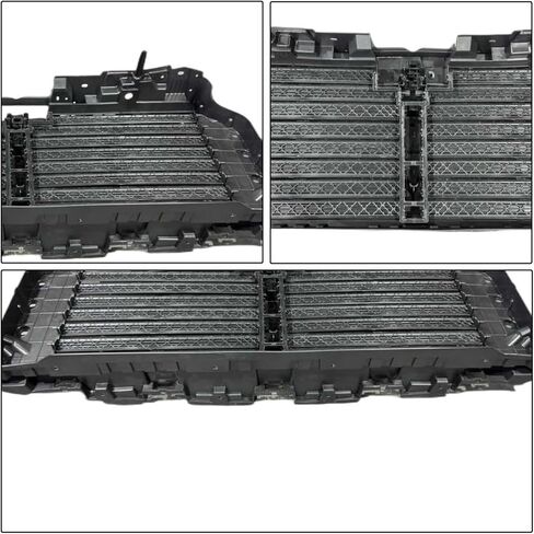 مجموعة مصراع الهواء لشبكة المبرد العلوية الأمامية متوافقة مع 2021-2023 Ford F-150، استبدل ML3Z-8475-C ML3Z-8475-A in Kuwait