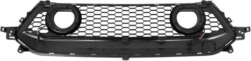 FREEMOTOR802 Upper Front Grille with LED Light Fits 2024-2026 Ford Mustang EcoBoost & GT, Gloss Black Replacement Front Bumper Hood Grille with Smoke Lens, ABS Plastic in Saudi Arabia