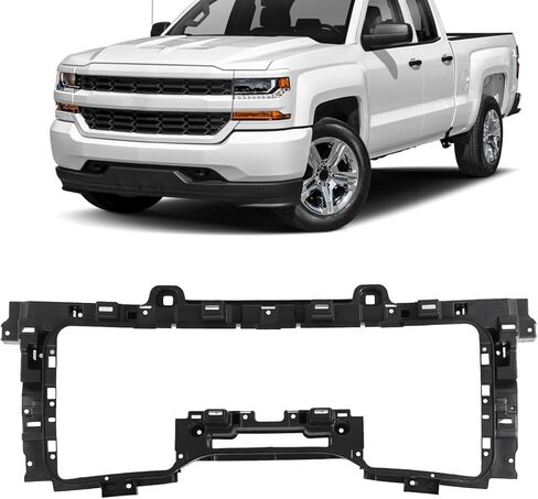 Front Grille Shutter Mounting Bracket Panel Fit for 2016 2017 2018 2019 Silverado 1500 Replace 85632898 in Kuwait
