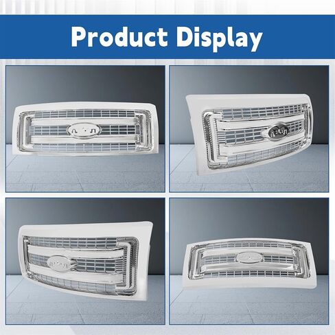 غطاء المصد الأمامي لشبكة غطاء المحرك العلوي من الكروم لاستبدال F150 2009-2014 in Kuwait