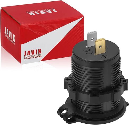 JAVIK USB Outlet 219400510 for Can-Am Outlander 500/700/PRO 2023-2024 Maverick RX/R 2024 Defender HD10/MAX/XT 2020-2024 S-pyder F3/F3-S/RT SE6/SM6 2017-2024 Ryker 600/900 2019-2025 in Saudi Arabia