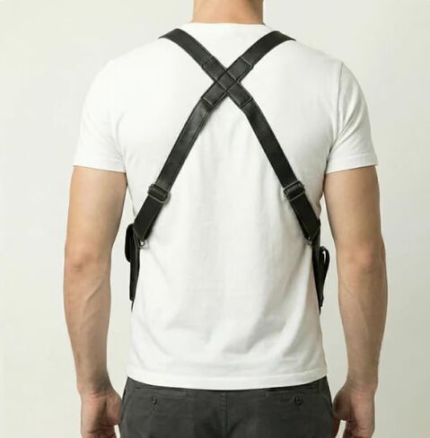 Classic Shoulder Satchel Tactical Double Shoulder Armpit Bag,Anti-Pickpocket Hidden Strap Wallet in Saudi Arabia