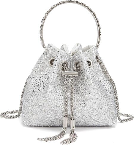 Evening Bag for Women Sparkly Rhinestone Handbag Colorful Clutch Purses Bling Crossbody Bag for Party Prom Cocktail in Kuwait