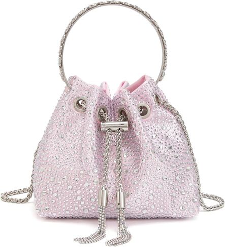 Evening Bag for Women Sparkly Rhinestone Handbag Colorful Clutch Purses Bling Crossbody Bag for Party Prom Cocktail in Saudi Arabia