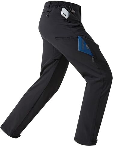 سروال MOHEEN للرجال ذو 7 جيوب خفيف الوزن للتنزه سيرًا على الأقدام، سروال تكتيكي للعمل في الهواء الطلق سريع الجفاف ومقاوم للماء 32 درزة داخلية in Kuwait