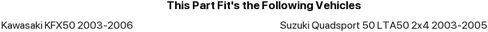 Namura, NA-30009T, Top End Gasket Kit 2003-2006 Kawasaki KFX50 & 2002-2005 Suzuki QuadSport 50 LT-A50 in Kuwait