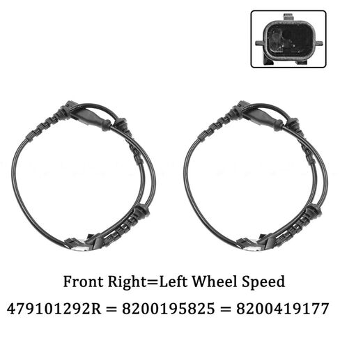 Front Left=Right ABS Wheel Speed Sensor 479101292R 8200195825 8200419177 1Pcs in Saudi Arabia