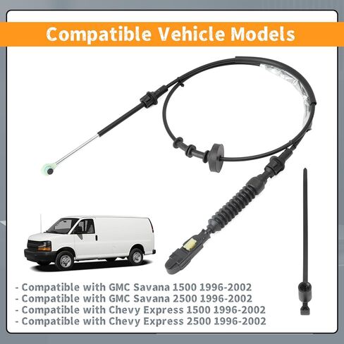 15772244 استبدال كابل التحكم في ناقل الحركة الأوتوماتيكي لجي إم سي سافانا 1500 2500 لسيارة تشيفي إكسبريس 1500 2500 1996 1997 1998 1999 2000 2001 2002، كابل ناقل الحركة in Kuwait