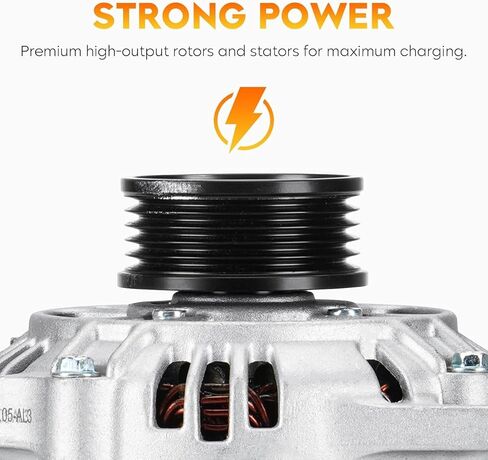 New Alternator 2.4L 2.4 fit for Mitsubishi Galant 2000 2001 2002 2003, 85Amp, Replace AMT0165, A2TB5791, 400-48153, 13898, 13898N in Saudi Arabia