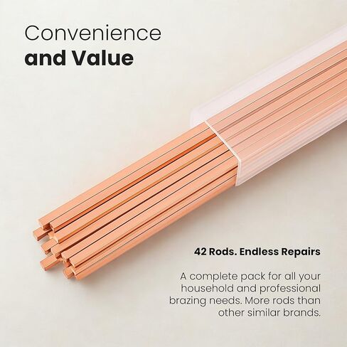 22 PCS Brazing Rods AWS BCuP-5 15% Silver Solder Phos Copper Brazing Alloy Flat Welding Rods 0.050"x1/8"x10" for HVAC, Refrigeration, and Industrial Applications in Saudi Arabia