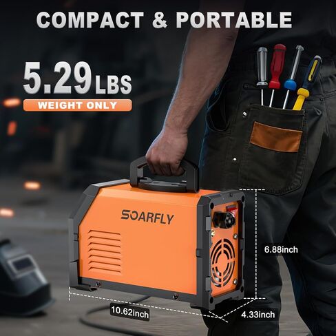 ماكينة لحام بالعصا، ماكينة لحام قوسية 250 أمبير مع شاشة LED كبيرة، جهد مزدوج 110 فولت/220 فولت IGBT ماكينة لحام محمولة مع 10 قضبان، مشبك أرضي، مشبك كهربائي، بداية ساخنة، قوة قوس، مضادة للالتصاق in Kuwait