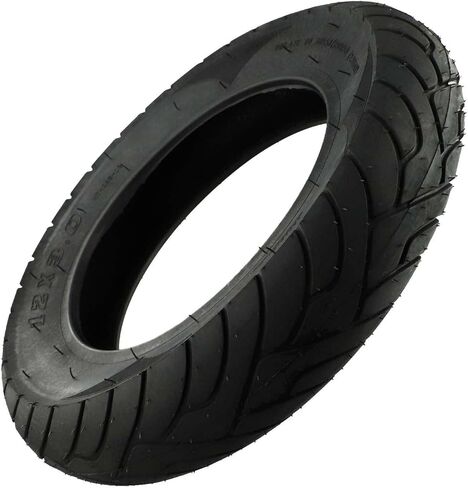 إطار خارجي مقاس 12 × 3.0 بوصة، لدراجة سكوتر الكهربائية، مطاط أسود مقاوم للاهتراء مع نمط مداس خاص لقبضة أفضل 342 × 72 مم in Kuwait