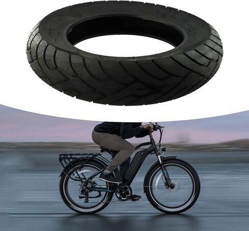 إطار خارجي مقاس 12 × 3.0 بوصة، لدراجة سكوتر الكهربائية، مطاط أسود مقاوم للاهتراء مع نمط مداس خاص لقبضة أفضل 342 × 72 مم in Kuwait