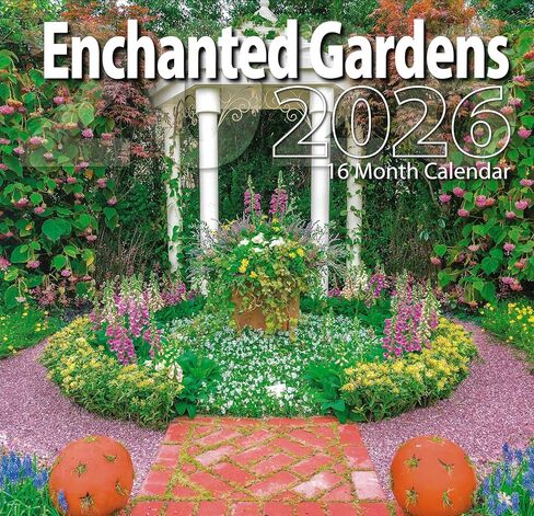 2026 Enchanted Gardens تقويم حائط كامل الحجم للتخطيط والجدولة والتنظيم in Kuwait