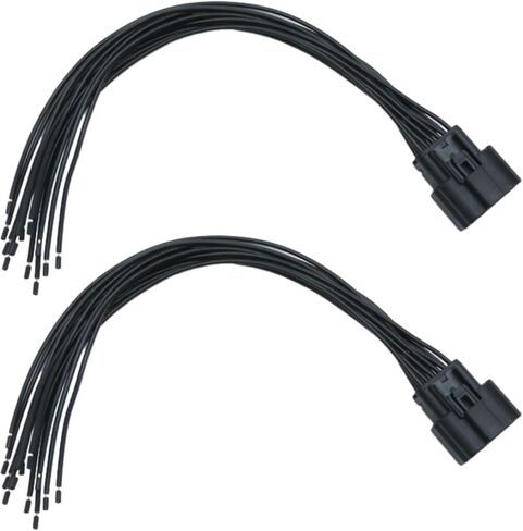 2PCS 68364272AA Halogen Headlight Connector Harness Pigtail, Replacement for Dodge Charger 2015 2016 2017 2018 in Saudi Arabia