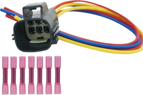 6 Wires Tail Lights Connector Compatible with Jeep Wrangler 2007-2017 / Jeep Wrangler JK 2018 Pigtail Plug Wiring Harness Replaced OE 55077890AC, 55077890AD in Saudi Arabia