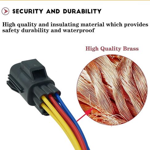 6 Wires Tail Lights Connector Compatible with Jeep Wrangler 2007-2017 / Jeep Wrangler JK 2018 Pigtail Plug Wiring Harness Replaced OE 55077890AC, 55077890AD in Saudi Arabia
