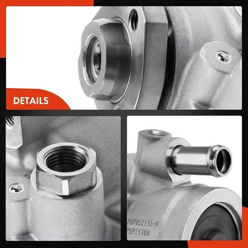A-Premium Power Steering Pump, Compatible with Volkswagen Jetta 2000-2004, Golf 2000-2003, V6 2.8L, Replace # 1J0422154D in Saudi Arabia