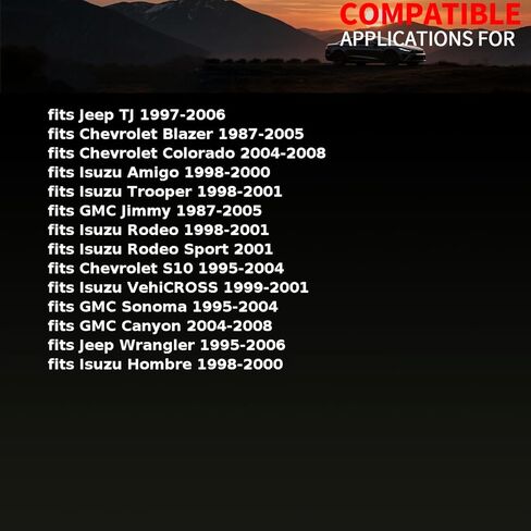 Transfer Case Output Shaft Seal Front fits Chevrolet Colorado,Blazer,S10 1987 1988 1989 1990 1991 1992-2008 fits Jeep Wrangler 1995-2006 fits GMC Canyon 2004-2008 1 Piece in Saudi Arabia