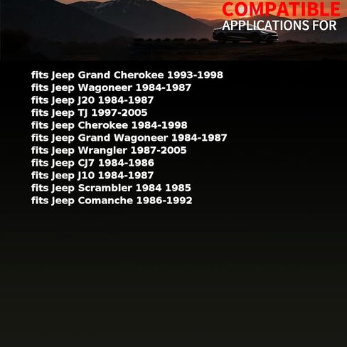 Transfer Case Output Shaft Seal Rear fits Jeep Grand Cherokee Wrangler CJ7 Comanche 1984 1985 1986 1987 1988 1989 1990 1991 1992 1993 1994 1995 1996 1997 1998 1999-2005 1 X in Saudi Arabia