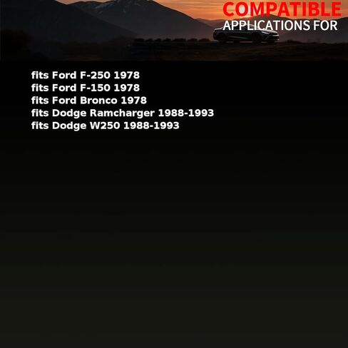 Transfer Case Output Shaft Seal Front fits Ford F-150,F-250,Bronco 1978 fits Dodge Ramcharger,W250 1988 1989 1990 1991 1992 1993 1 Piece in Saudi Arabia