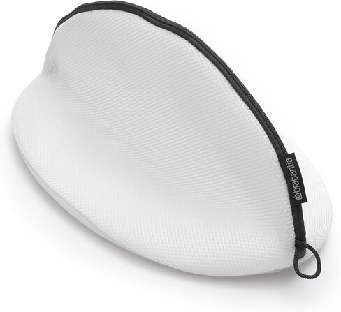 Brabantia Mesh Zip Up Sneaker Bag for Washing Machine (White) Laundry Protector for Cleaning Tennis Shoes, Running Shoes, Athletic Shoes in Saudi Arabia